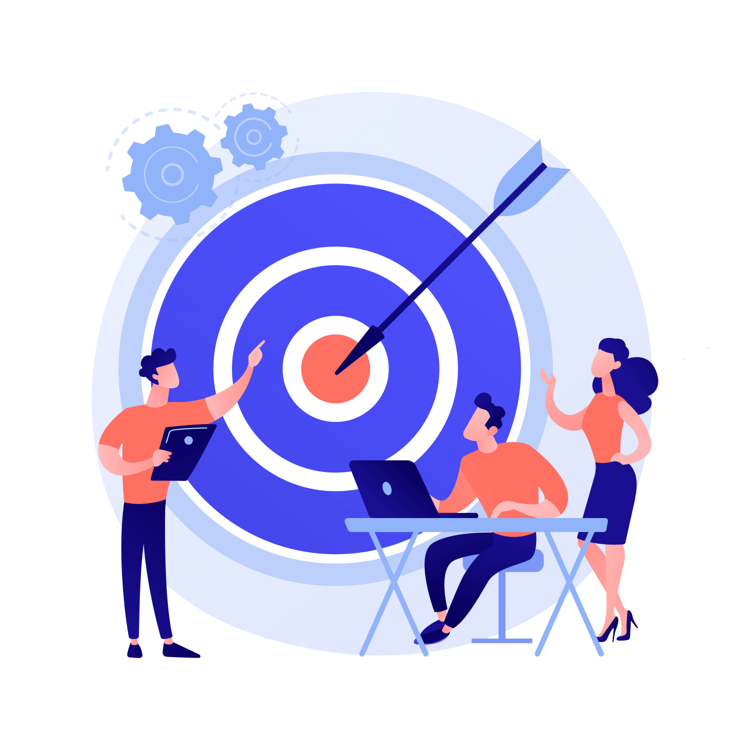 Ilustração de estratégia