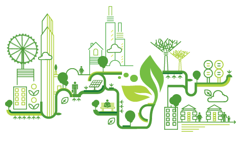 Etapas ilustrada de marketing sustentável